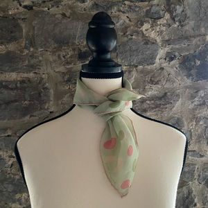 Authentic Marc Jacobs pastel silk square scarf